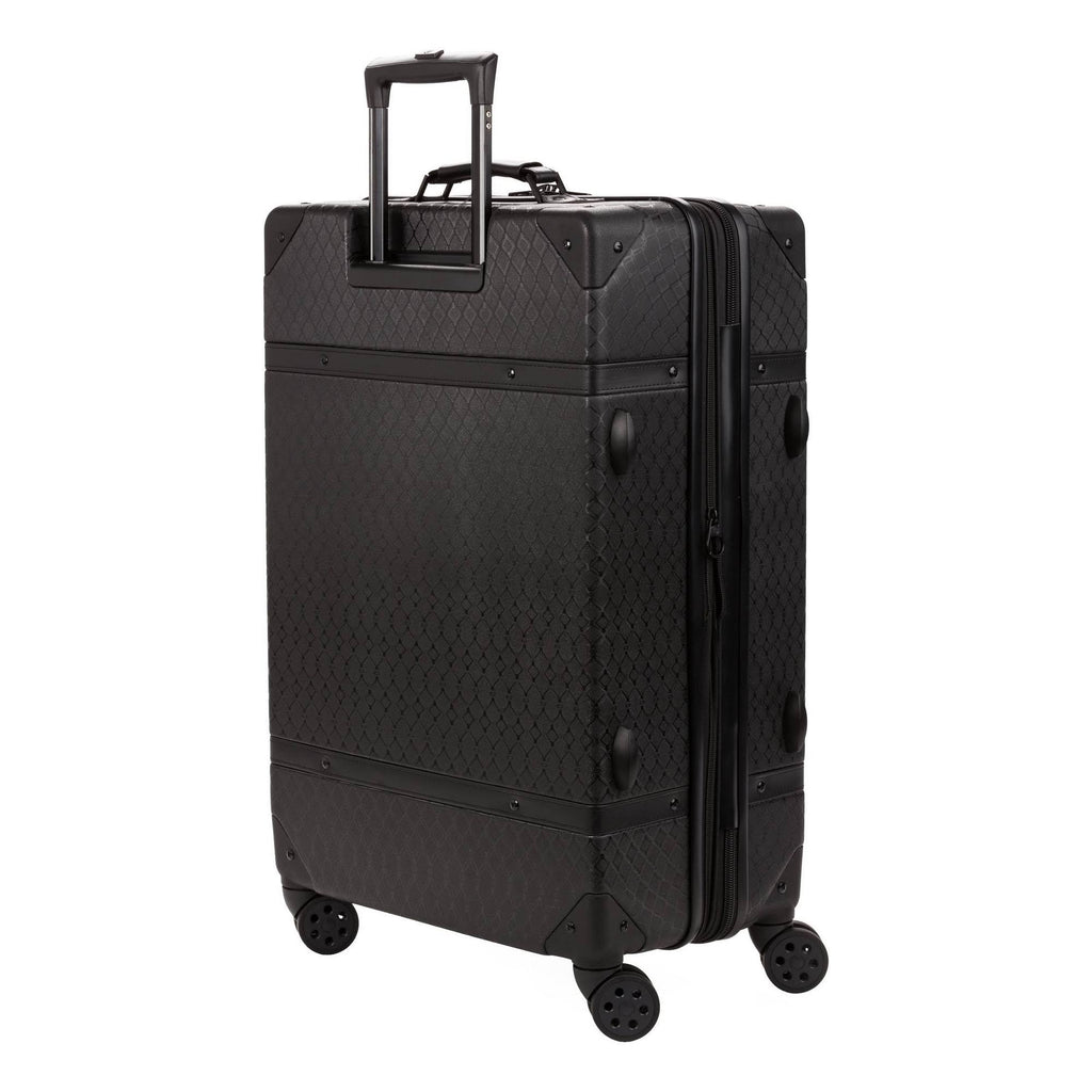 Black Hardside Trunk Suitcase H931609
