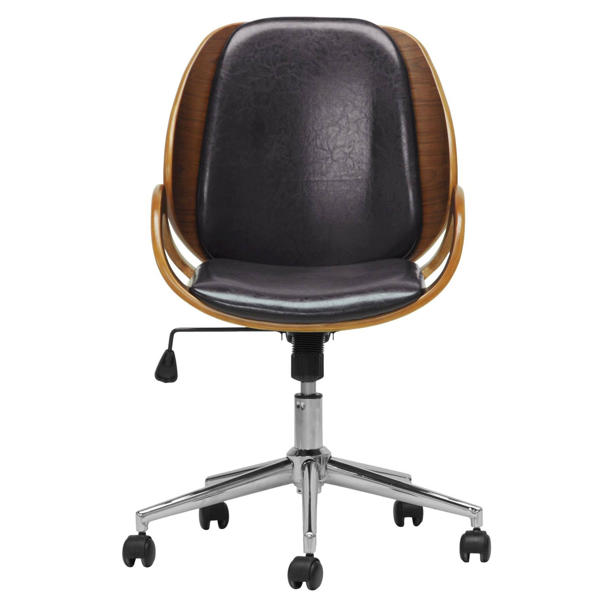 Walnut/Black Modern Office Chair A334046
