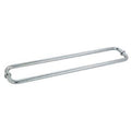 Satin Chrome 30x22 Tubular Towel Bars Shower Door Hardware F15805