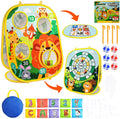 Bean Bag Toss Game Toy, Dart Board, Outdoor Cornhole Game Toys for Kids Ages 3 4 5 6 7 8 Year Old Boys Girls B762