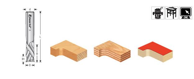 CNC Solid Carbide Compression Spiral Bit E979