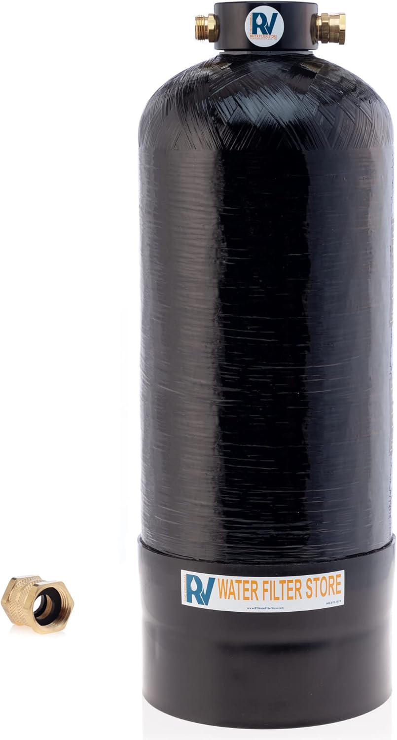 RV Water Softener Portable 16,000 Grain 3/4" Fittings P592626