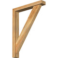 Traditional Block Rough Sawn Bracket with Offset Brace E6757