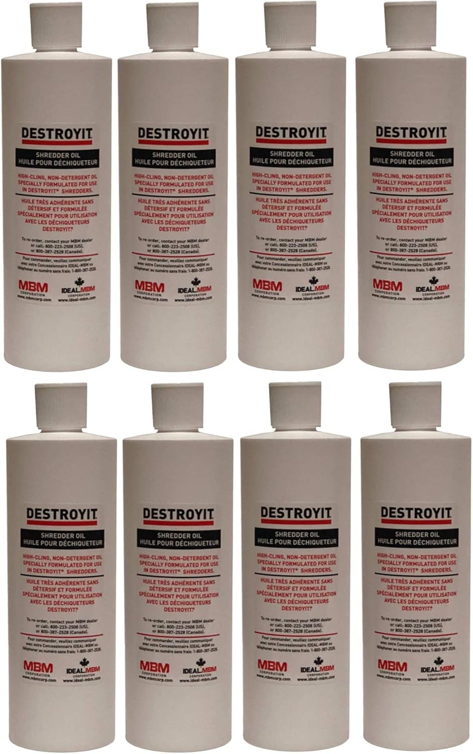 Shredder Oil, Pack of 8, 1-Pint Bottles P327