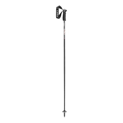 Black/White/Neon Red Carbon Ski Poles X132