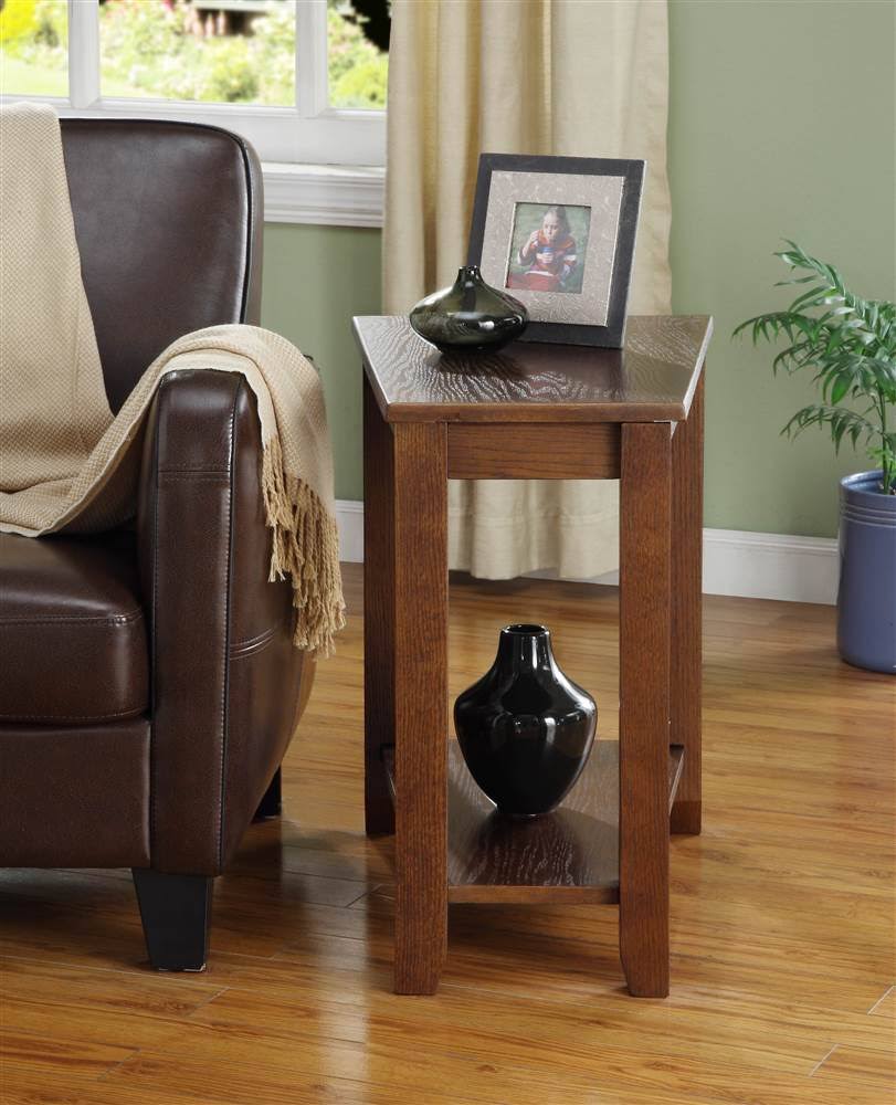 Espresso Chairside Table C9012