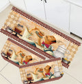 3 PC Multicolor Machine Washable Runner Rug Set Y57960