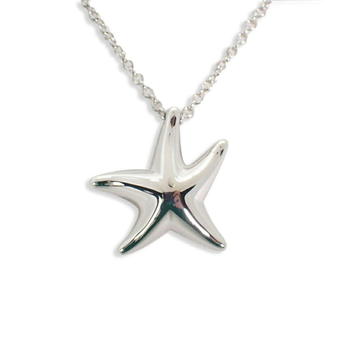 925 Starfish Pendant Necklace I411