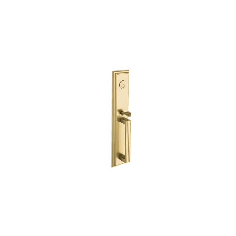 Satin Brass Exterior Trim Handle Q6043