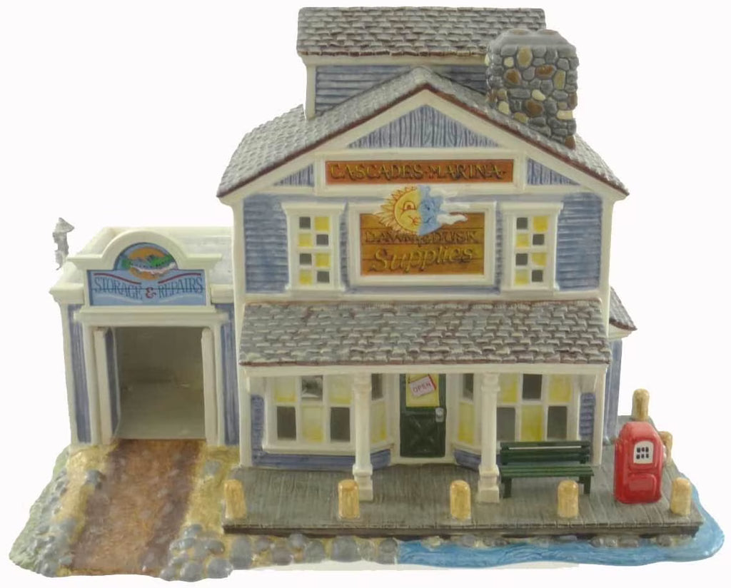 Ceramic Christmas Snow Village Buildings S6668