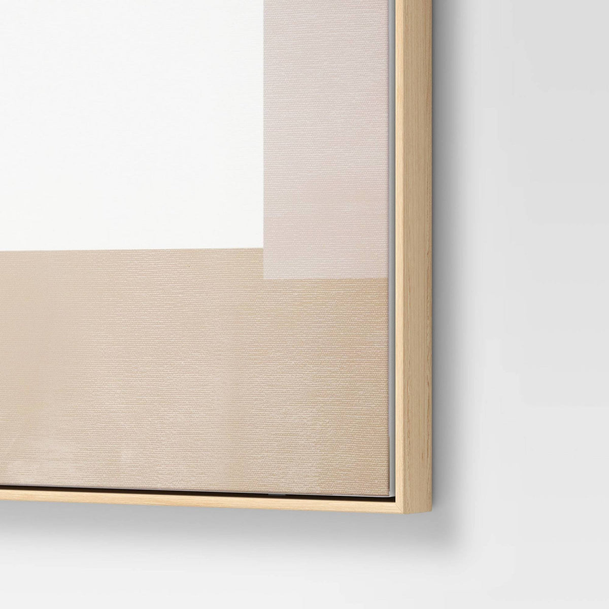 24x22 Geometric Abstract Framed Wall Canvas E388