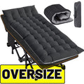 Oversized Portable Folding Camping Cot with Mattress and Carry Bag E84930