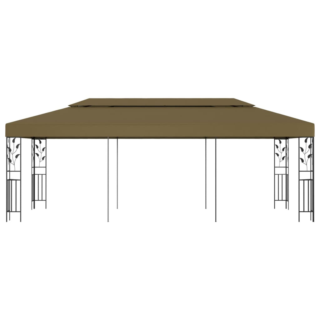 19.7'x9.8' Taupe Gazebo T14054