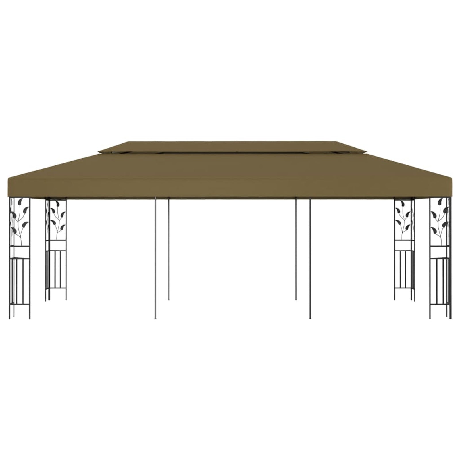 19.7'x9.8' Taupe Gazebo T14054