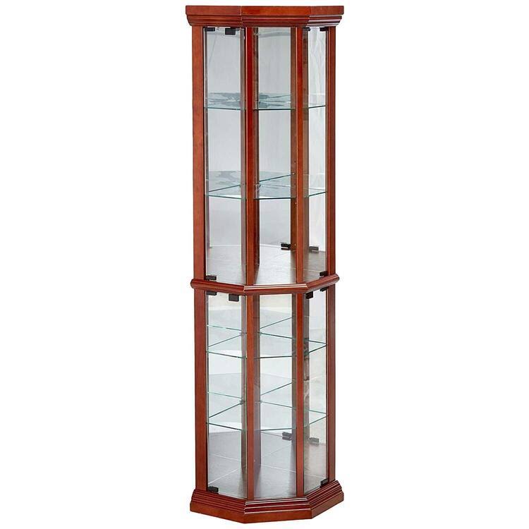 Medium Brown Curio Cabinet U2950