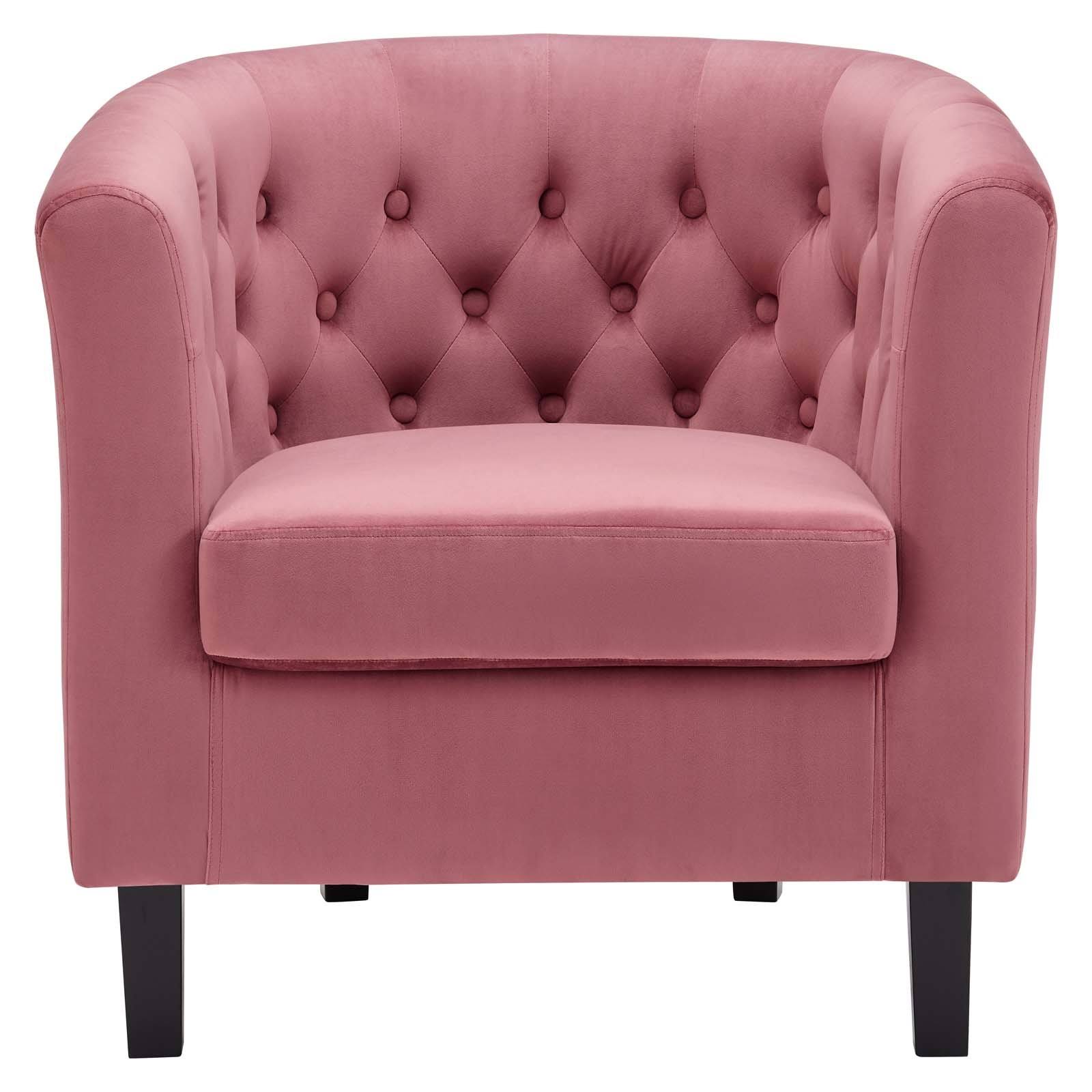 Light Gray Velvet Armchair U339
