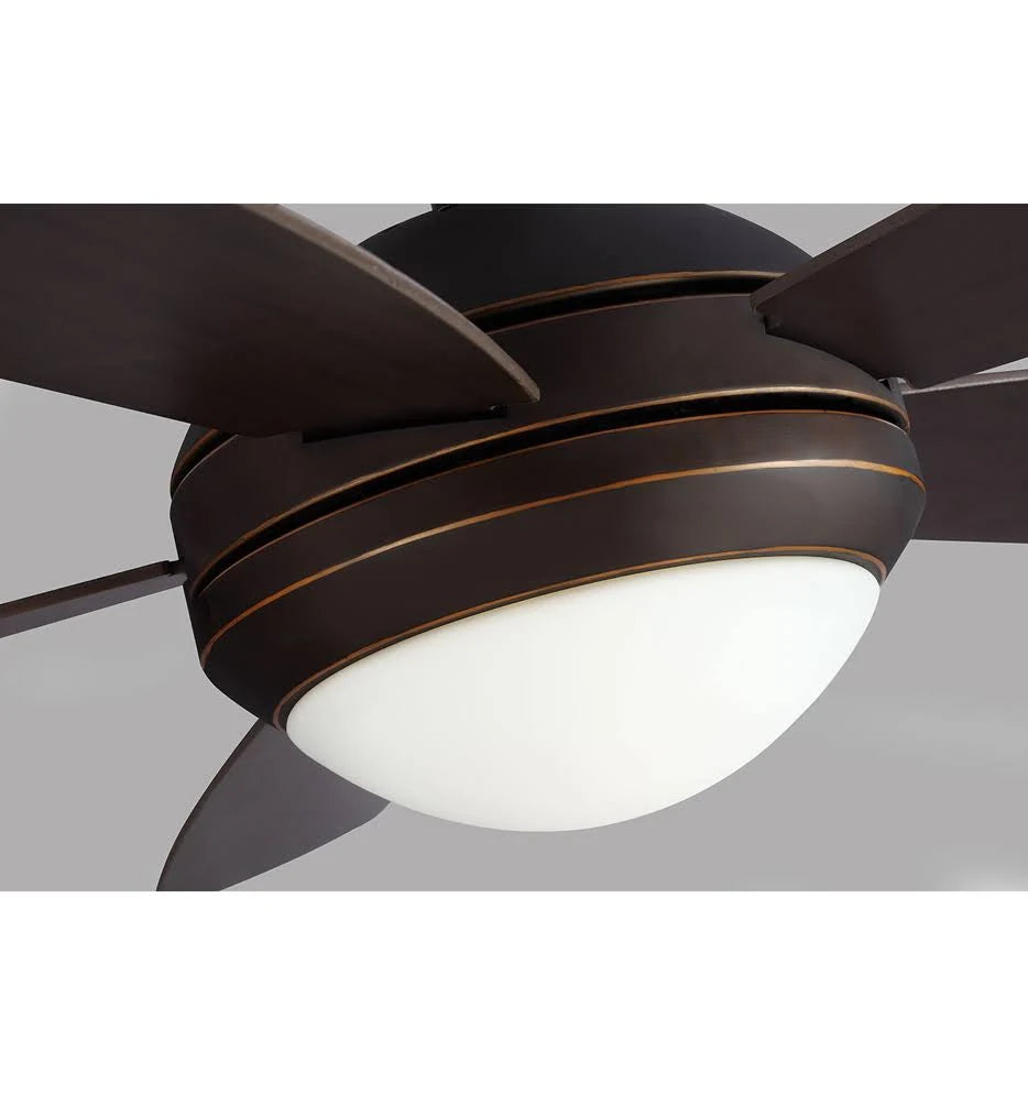 52x22 Brushed Steel Ceiling Fan with 2-light Kit U4504