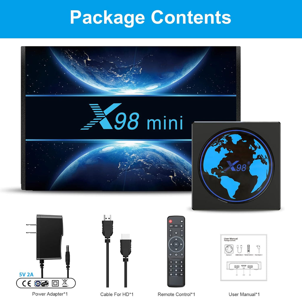 Android TV Box 4GB 32GB 4K HDR Pack of 2 M937