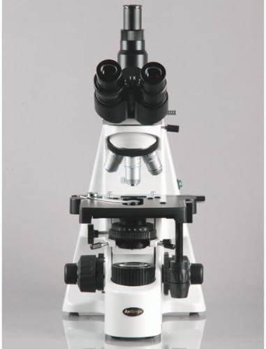 Digital Trinocular Compound Microscope, 40X-2500X Magnification, Infinity Objectives, 1.3MP Camera S737