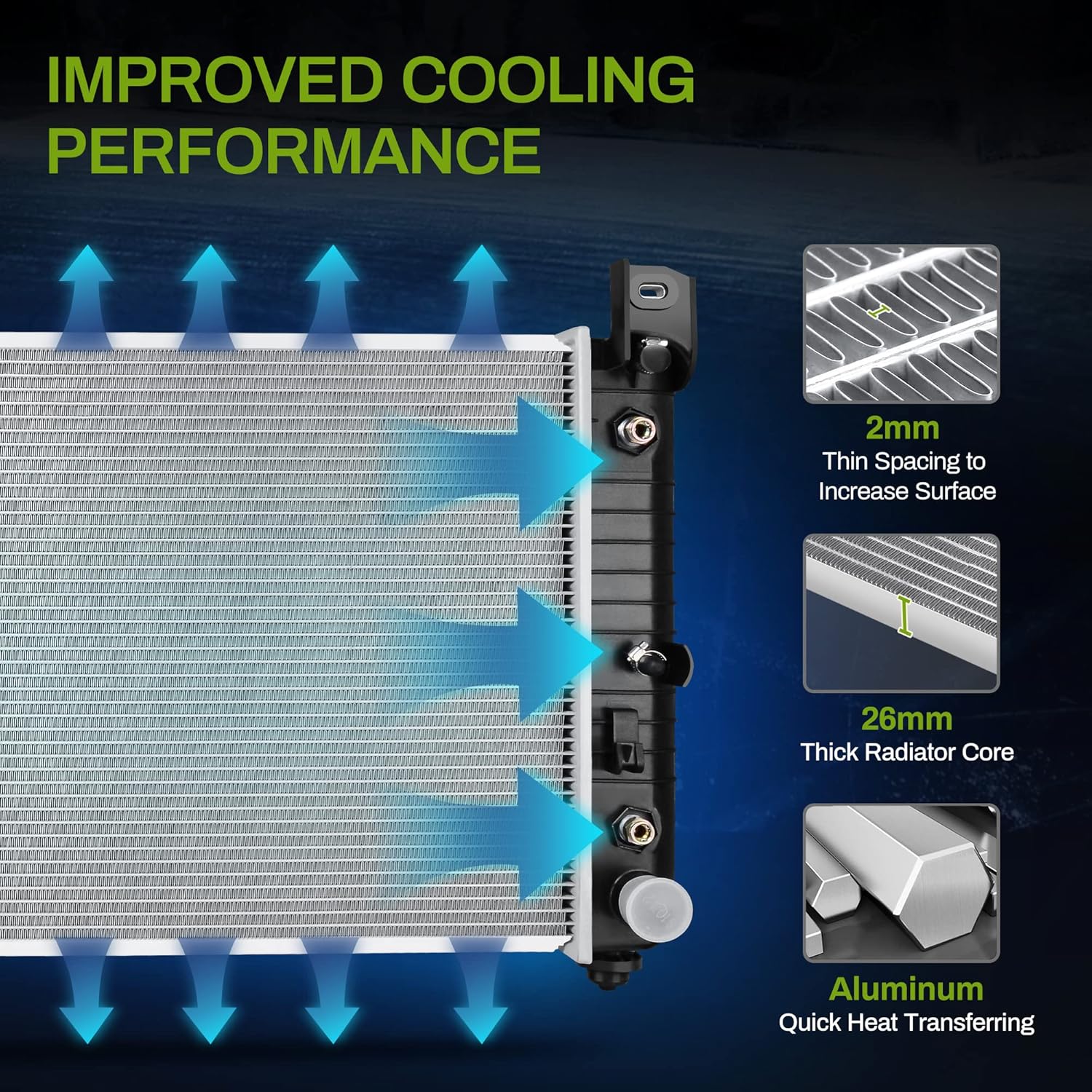 34'' Radiator U5675