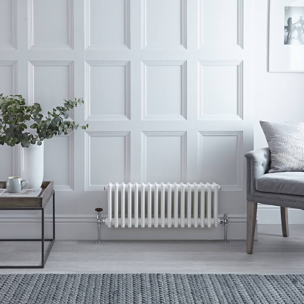 White Cast Iron Style Column Radiator J135345