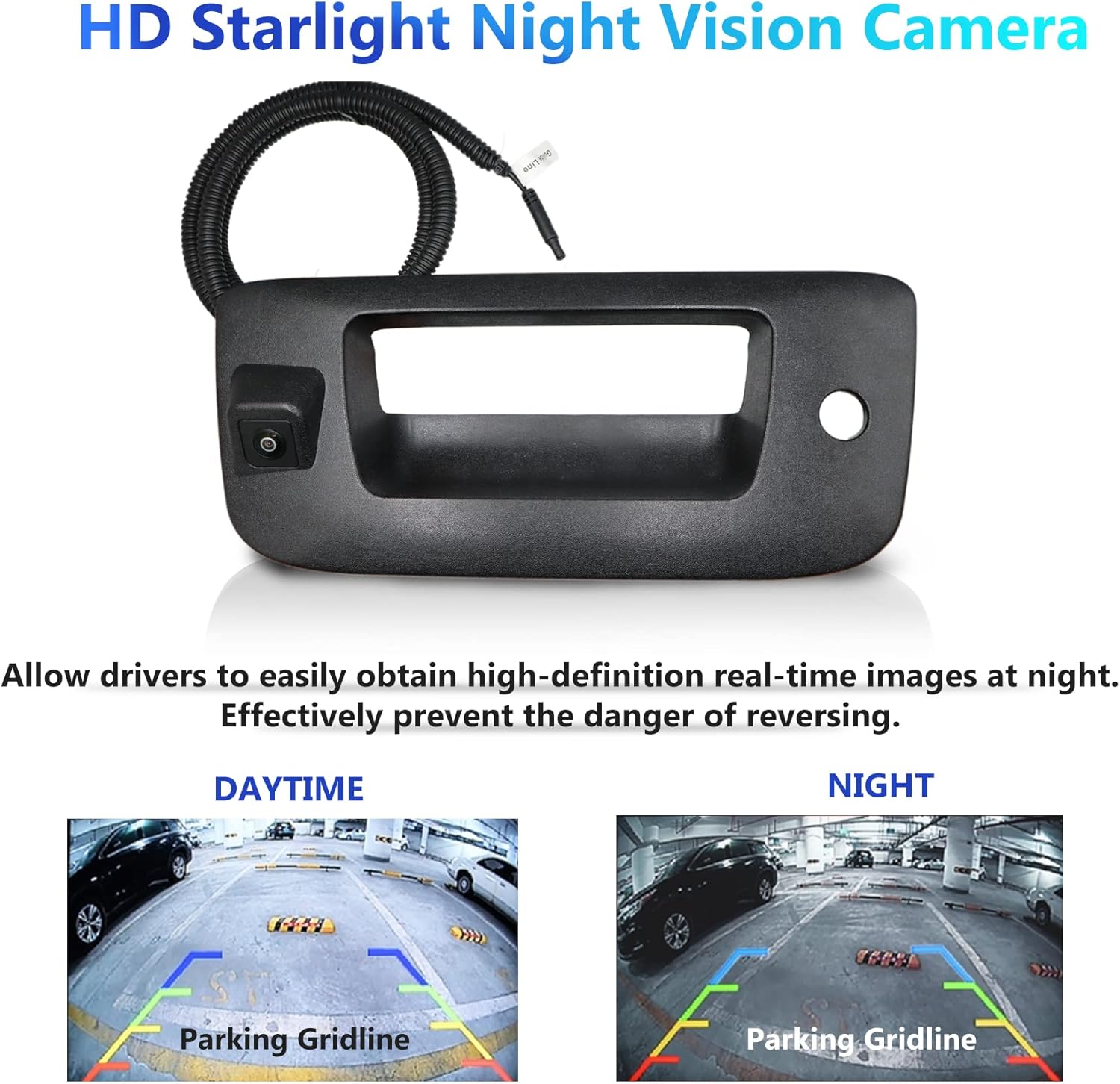 Black Tailgate Handle Backup Camera Pack of 2 J25500