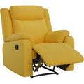Yellow Twill Fabric Recliner G728