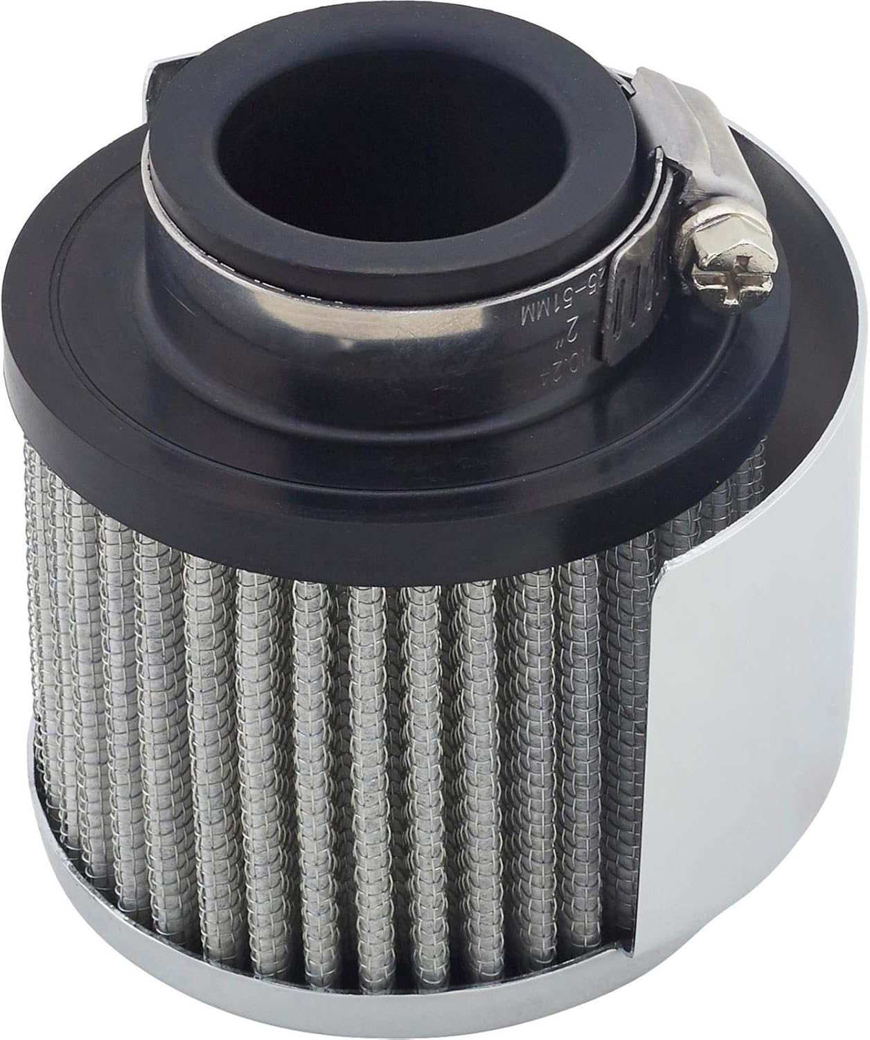 Chrome Aluminum Valve Covers with Shielded Breathers N1497