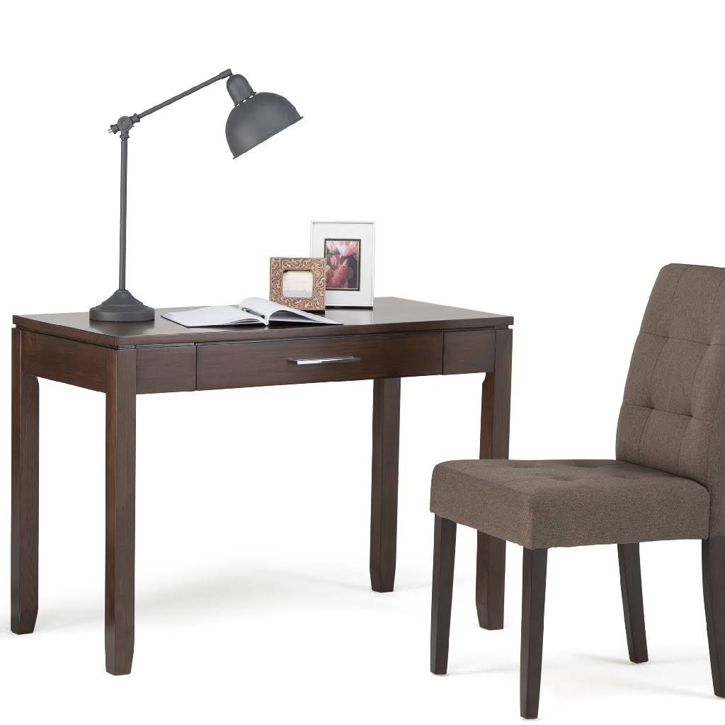 Russet Brown Solid Wood Home Office Desk O26904