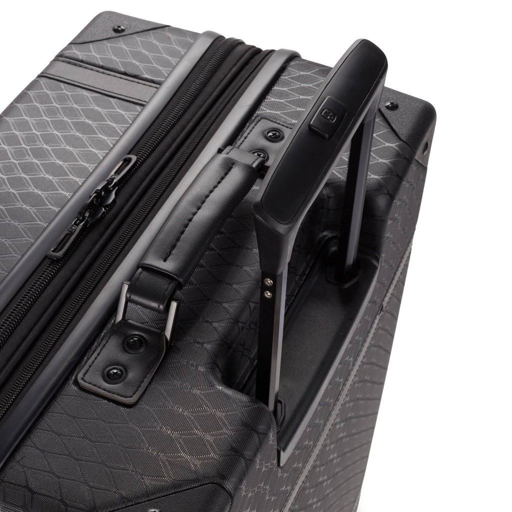 Black Hardside Trunk Suitcase H931609