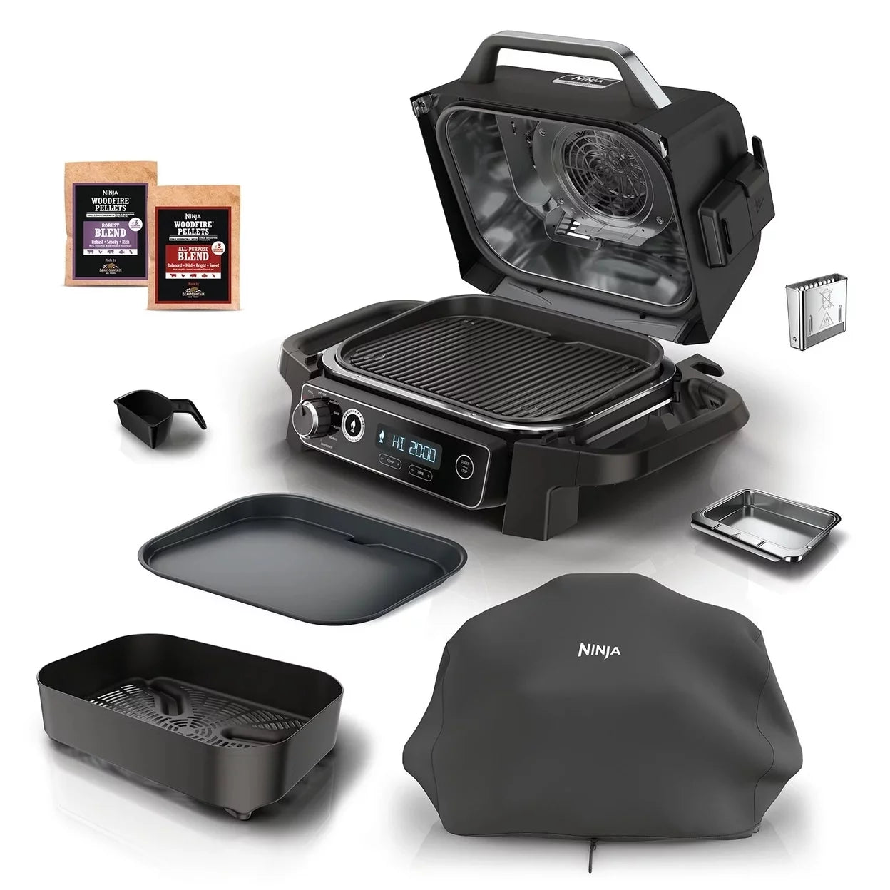 7-in-1 Outdoor Grill & Smoker K8070