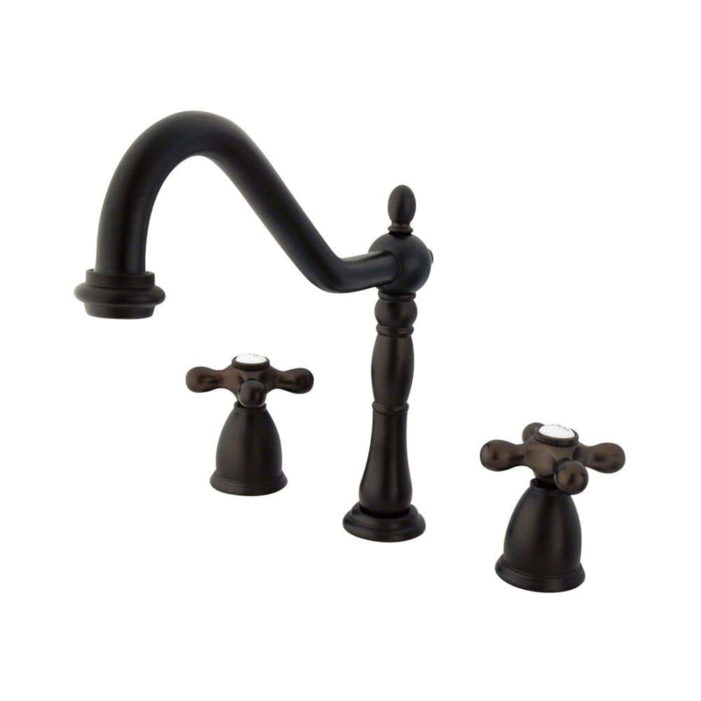Oil Rubbed Bronze Two Handle Kitchen Faucet B9180