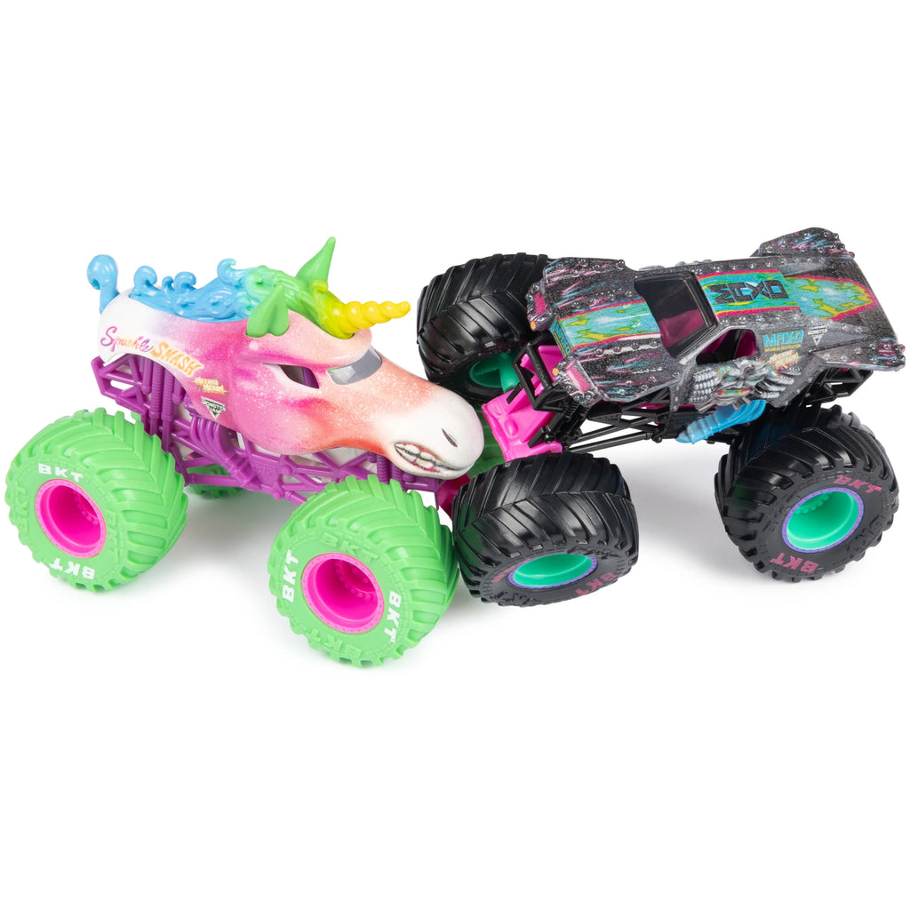 2-Pack Neon 1:64 Monster Trucks X9262
