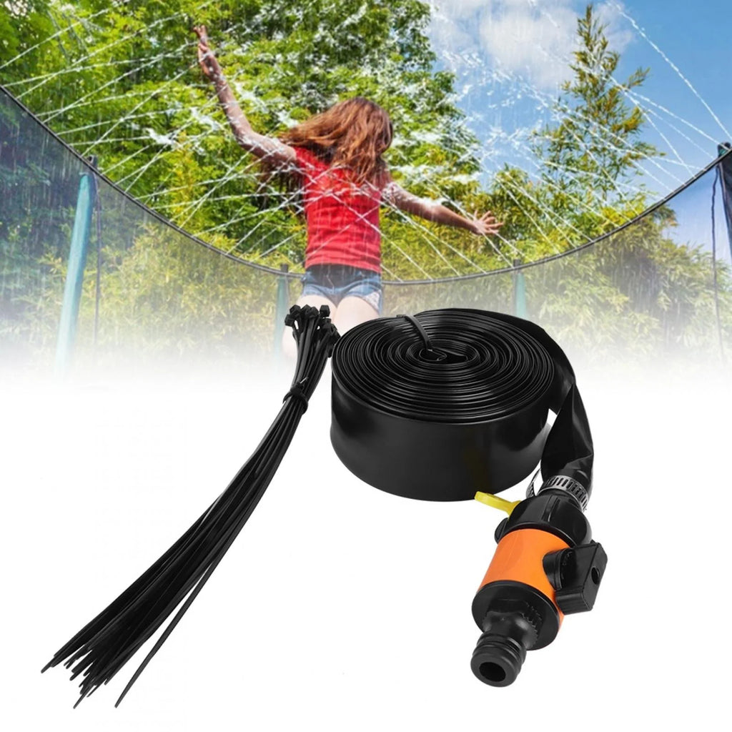 Rociador de agua de trampolín al aire libre PVC Naranja 15m Z6716