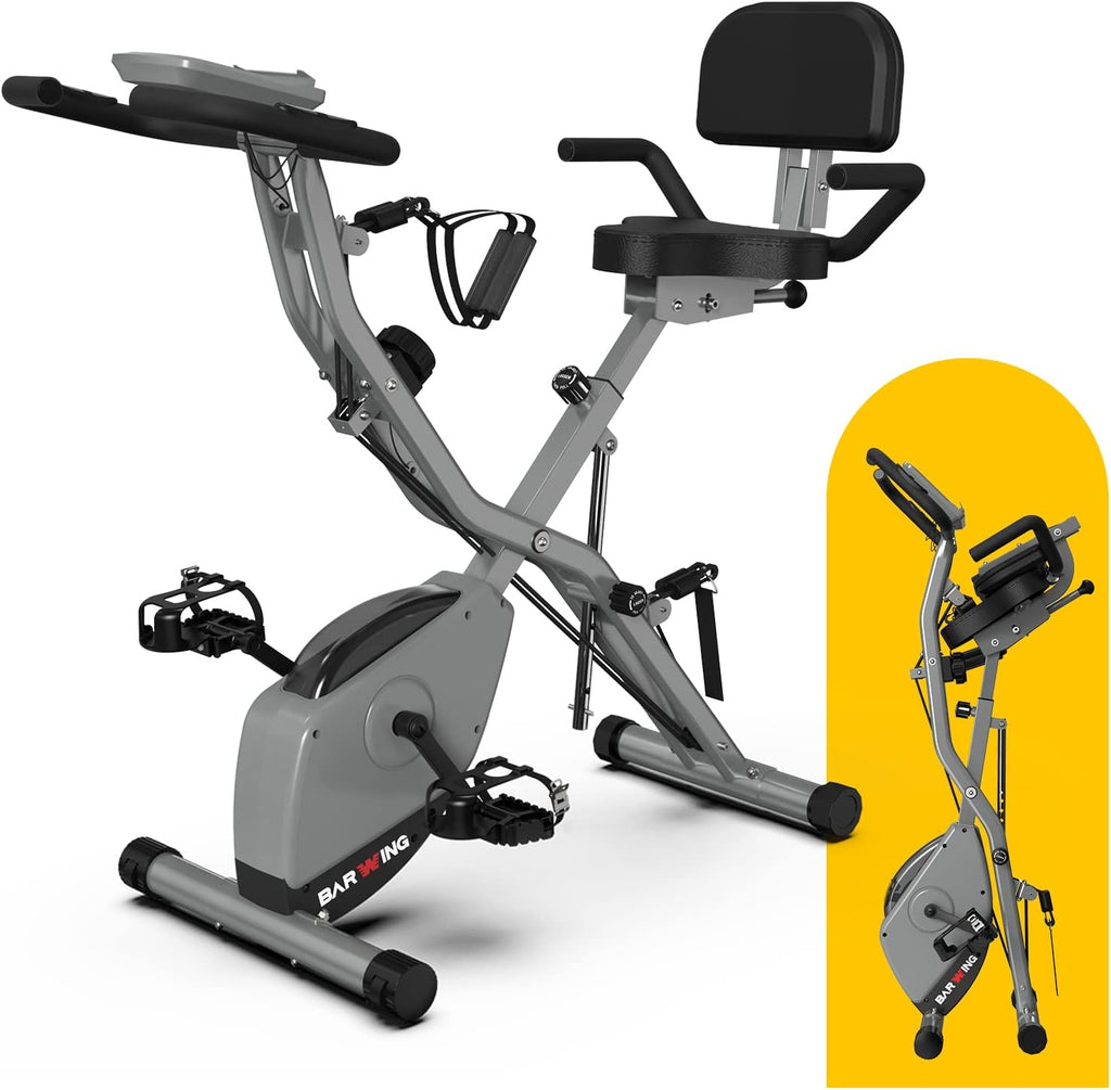 4 IN 1 Foldable Exercise Bike with Magnetic Resistance Z3963