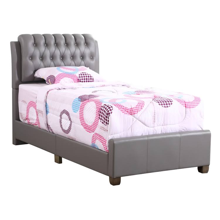 Twin Bed Light Grey R922