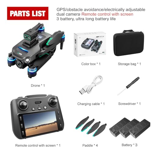 Black 4k GPS FPV Drone with Camera Z7599