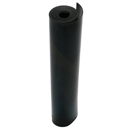 Neoprene 3/16 in. Thick x 36 in. Length x 48 in. Width Rubber Sheet, Black U712766