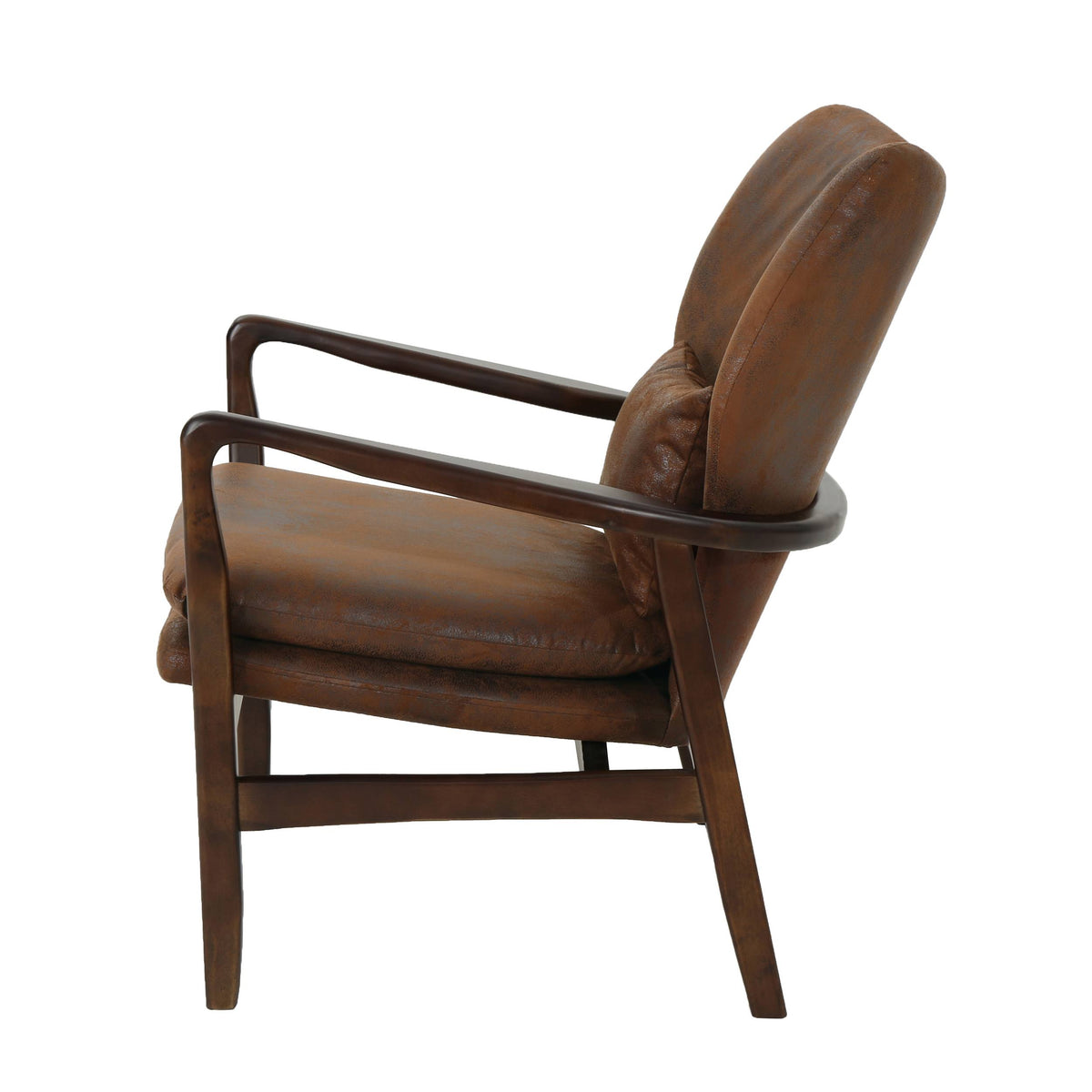 Espresso Brown Contemporary Club Chair N165