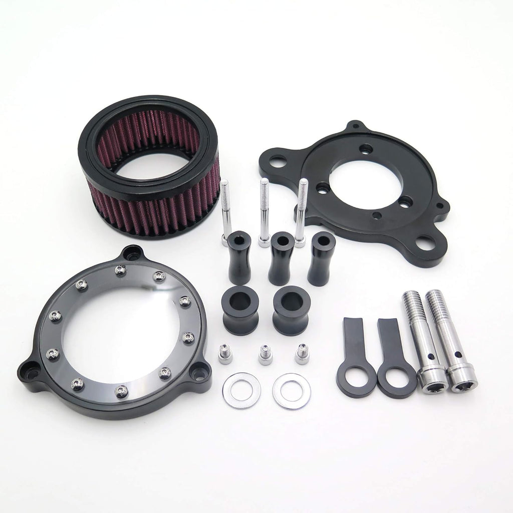 Chrome Air Cleaner Intake Filter System Kit Pack of 2 A802
