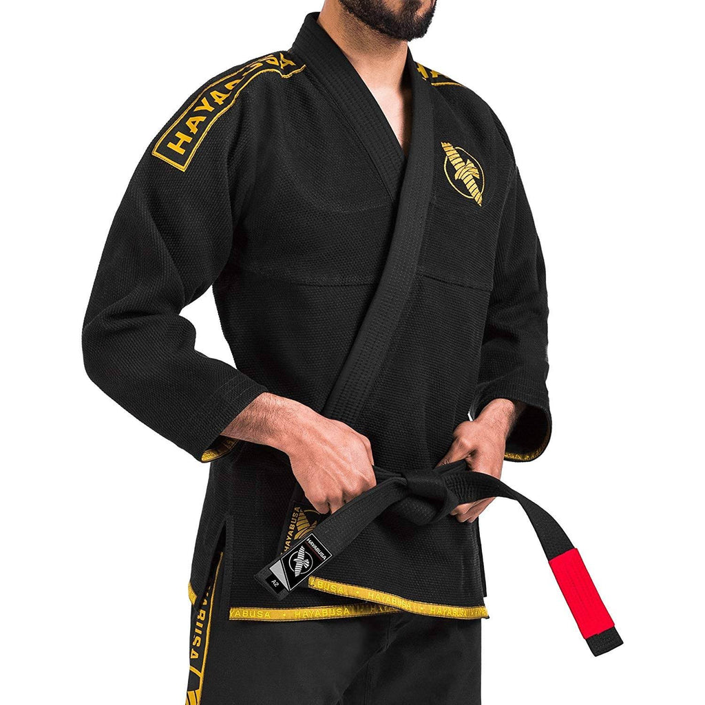 Black/Gold Lightweight Jiu Jitsu Gi A327