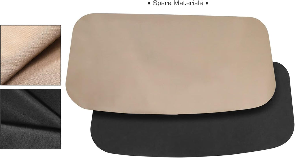 Tan Convertible Soft Top with Plastic Window R756
