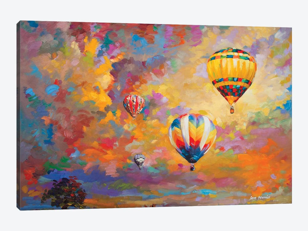 Hot Air Balloon Canvas Art Print X422