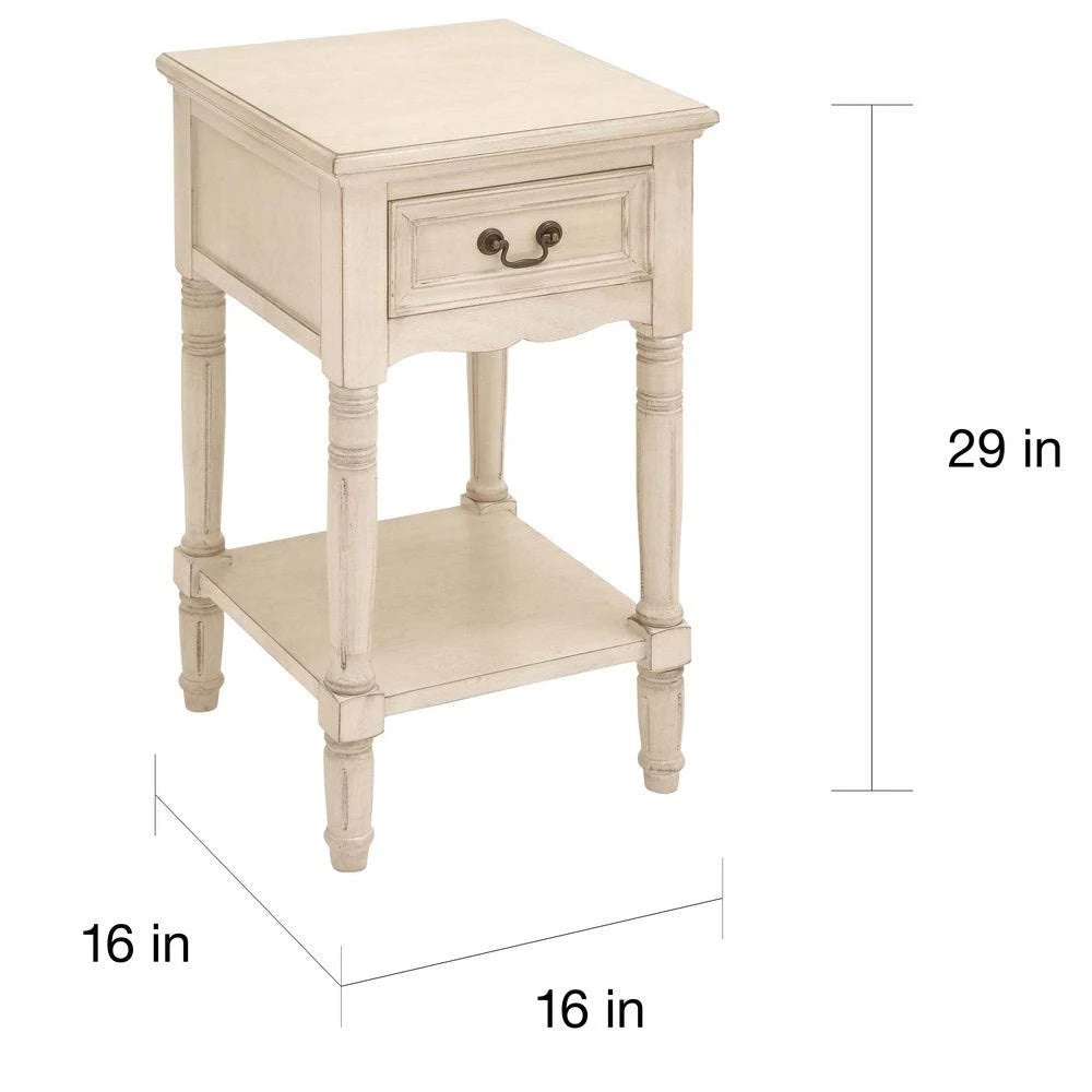 Antiqued Solid Wood Night Stand R803