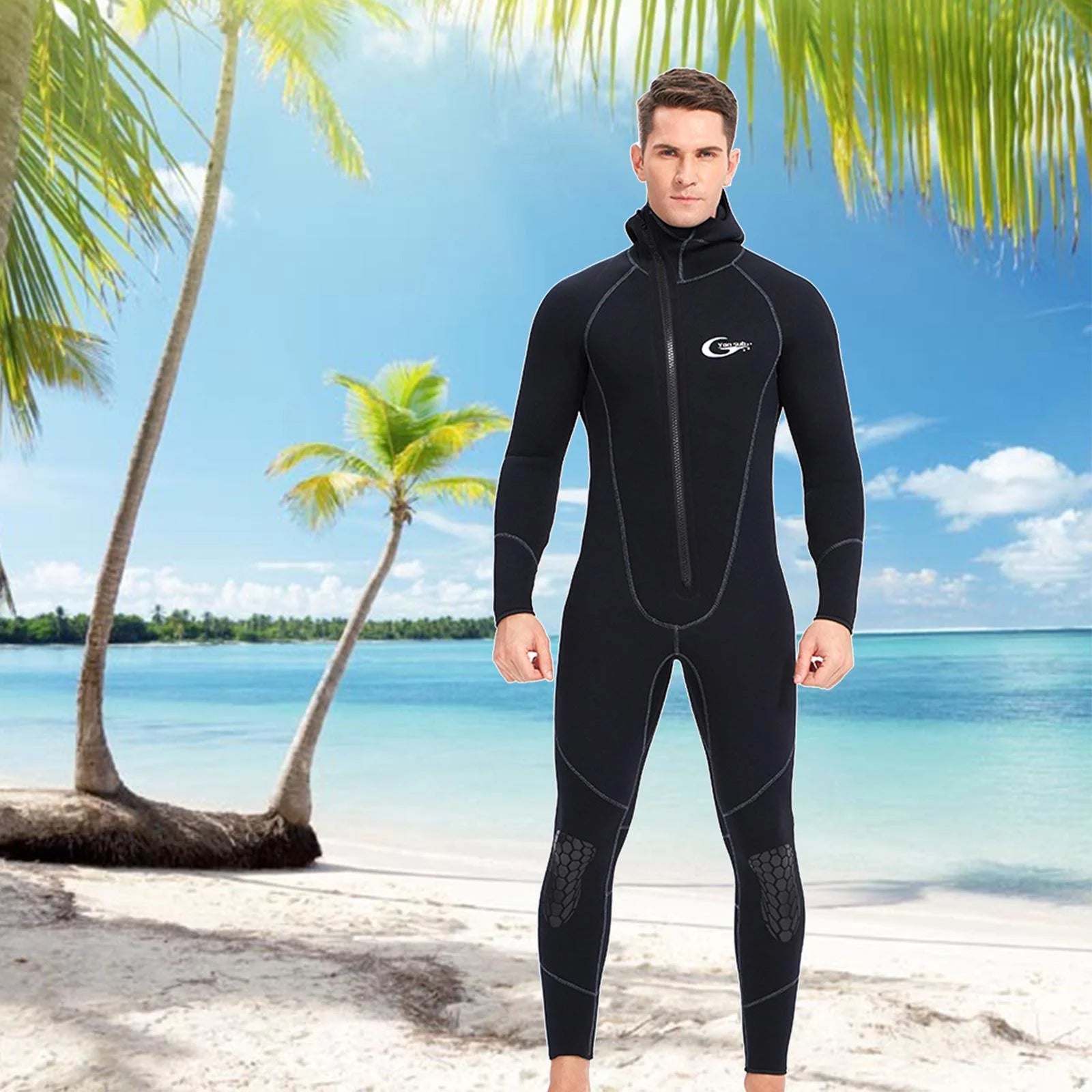 3mm Neoprene Full Body Scuba Diving Wetsuit P393