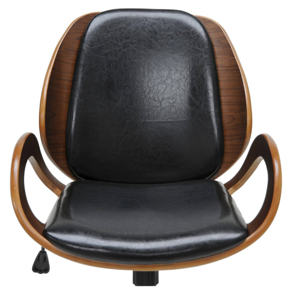 Walnut/Black Modern Office Chair A334046