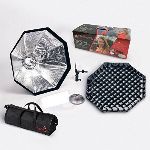 Collapsible Softbox for Speedlights with Grid E604