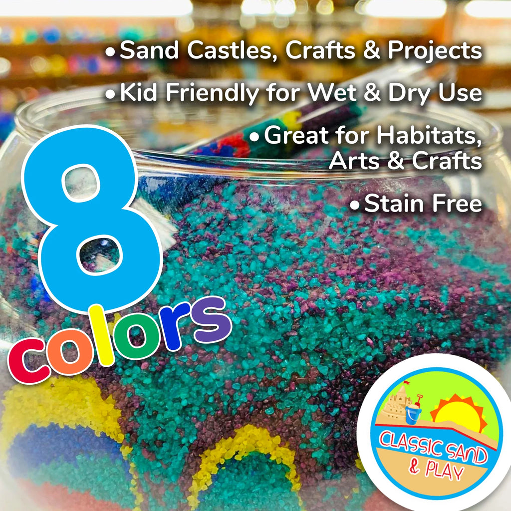 Red Colored Play Sand, 5 lb. Bag Q110292