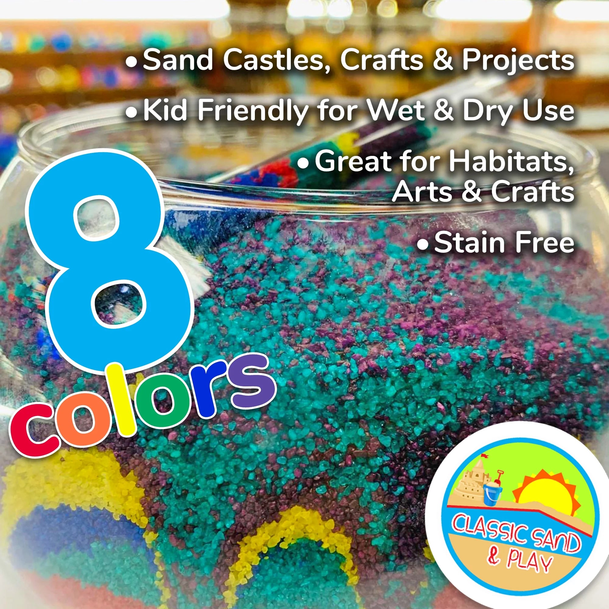 Red Colored Play Sand, 5 lb. Bag Q110292