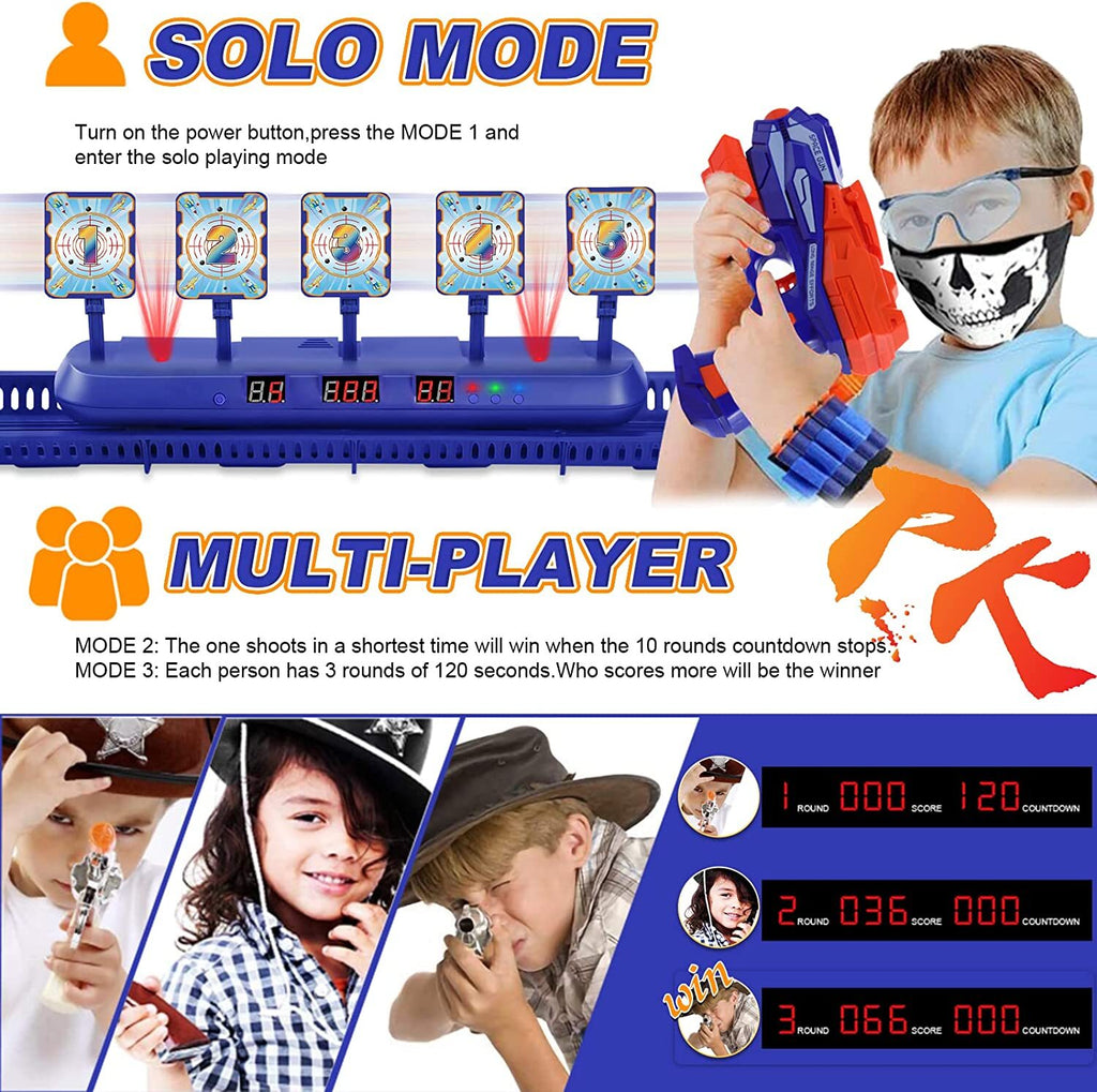Electronic Shooting Target with Auto Reset for Nerf Gun Practice K9069